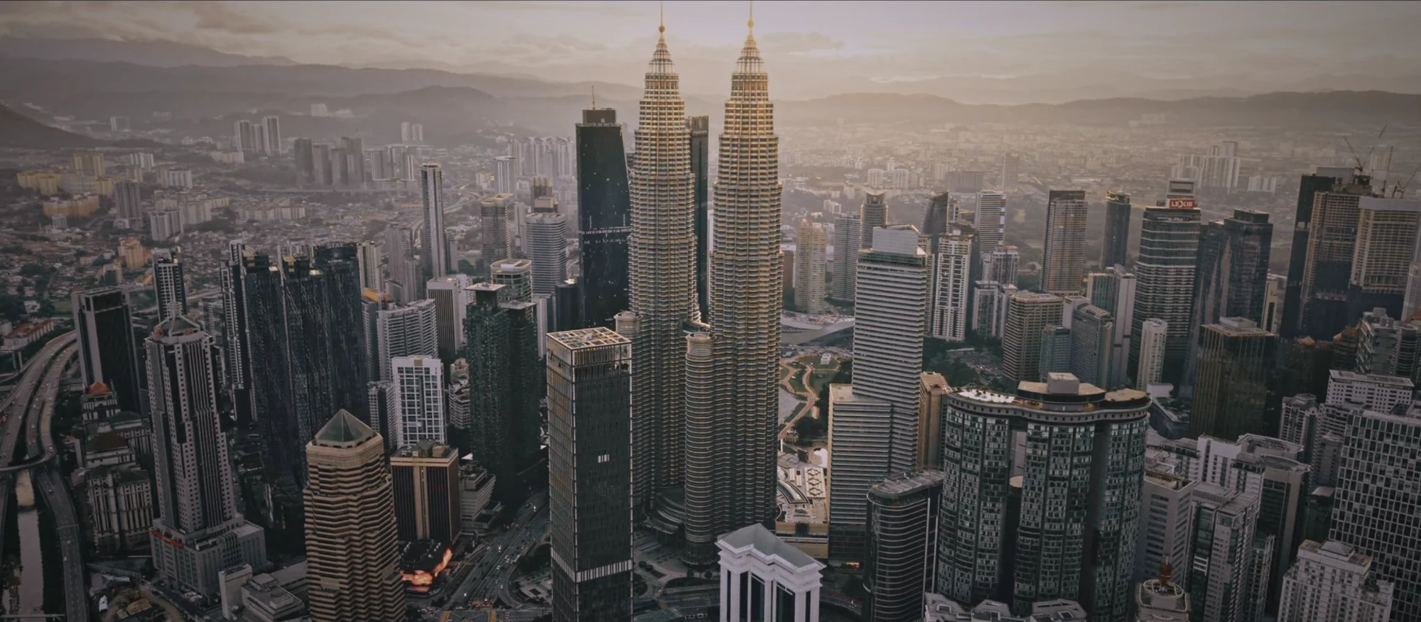 Kuala Lumpur city setting, Paramount Property imagery