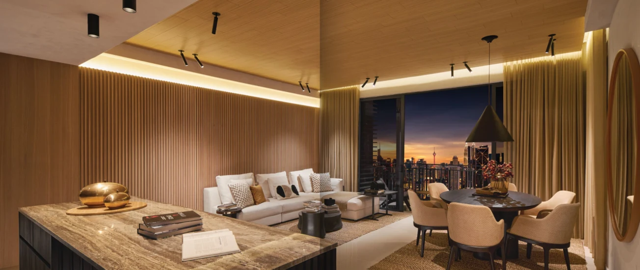 The Ashwood living space, developer illustration